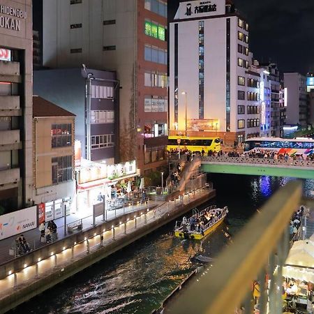 Апартаменты 道頓堀民泊31＆Mini浮世絵美術館、道頓堀心斎橋真ん中、家族旅行、Family Trip Осака Экстерьер фото